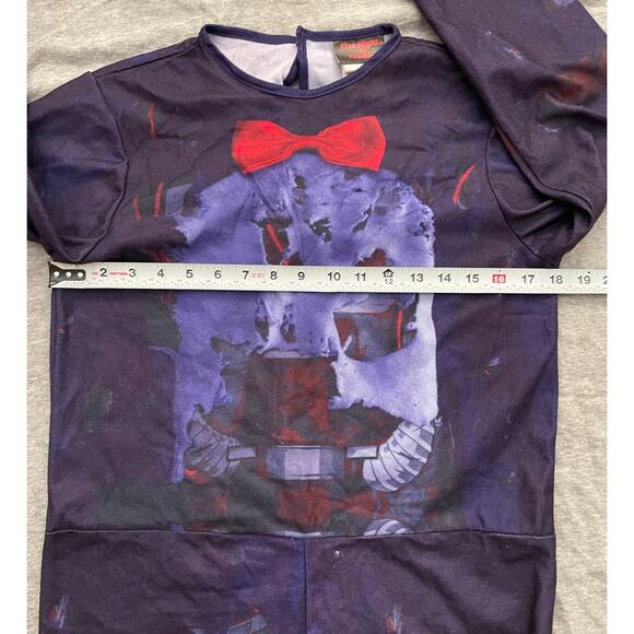 RUBIES Five Nights at Freddys Boys Size Large Purple Red Halloween Costume - Picture 10 of 11